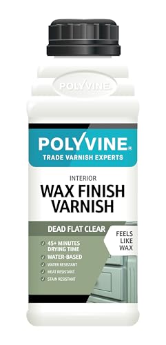 Polyvine Wax Finish Varnish Dead Flat 500ml