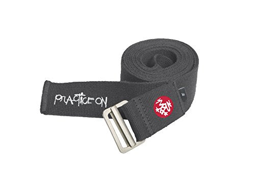 Manduka Align Yoga Strap - color: Thunder Grey, size: 10 Feet