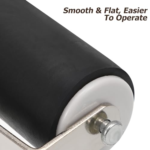 Ciieeo 4 Pcs Rubber Brayer Rubber Roller Ink Stamping Roller Rubber Brayer Roller Rollers Oil Painting (Pack of 2) - size: 14x12.2x3.5cm (Pack of 2)