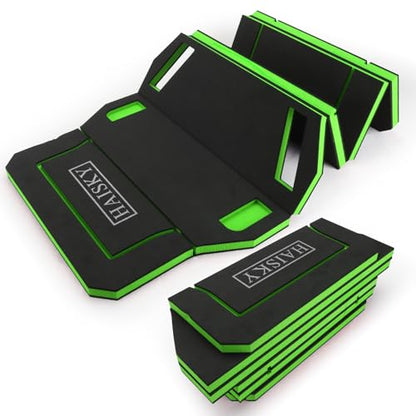 Foldable Mechanic Kneeling Pad,22.44" Wide EVA Foam Mat,1 Pack,Green - color: Green & Black