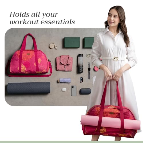 Maison d' Hermine Yoga Mat Duffle Bag Gym Tote Yoga Mat Carry Bag - color: Versailles, style: Yoga Mat Duffle Bag