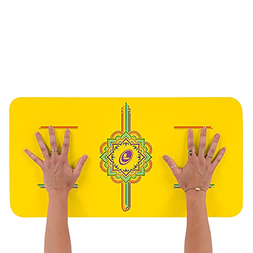 Liforme Yoga Pad - Revolutionary Alignment System, Advanced Non-Slip Grip - color: Yellow