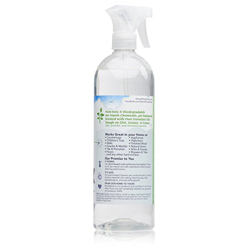All-Purpose Cleaner Concentrate - Makes 32 Fl Oz Just Add Water - Multi-Surface Cleaning Spray, Non-Toxic, No Harsh Fumes or Chemicals, Child & Pet Safe - Lavender