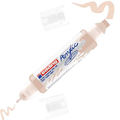 edding 5400 Acrylic 3D Double Liner, Warm Beige - color: Warm Beige