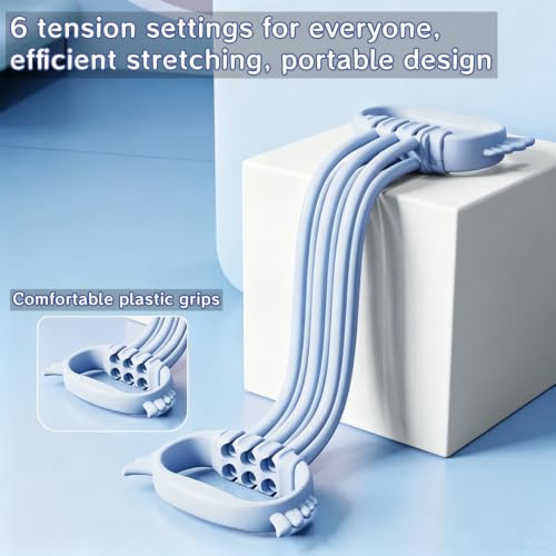 Figure 8 Resistance Band for Women 15-90LBS, Adjustable Resistance Bands with Handles - color: Blue