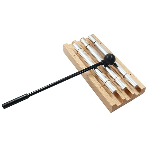 Luomorgo Meditation Chimes, Three Tone Hand Chimes, 1 Set - size: 1 Set-Three Tone