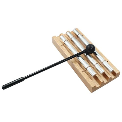 Luomorgo Meditation Chimes, Three Tone Hand Chimes, 1 Set - size: 1 Set-Three Tone