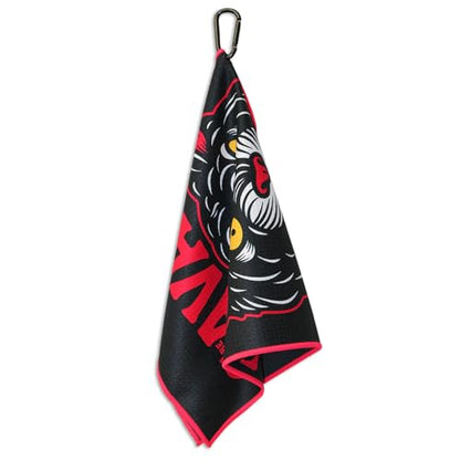 RokFit Gym & Golf Towel – Multi-Use, Quick-Dry, Durable Utility Towel with Bold Graphic and Carabiner Clip (Be Savage) - color: Be Savage