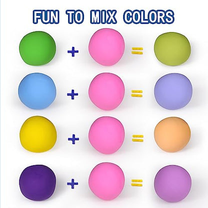ifergoo 500g Pink Air Dry Clay, 1.1LBS DIY Creative Modeling Clay for Kids | Refill Foam Magic Clay for School Art & Craft Project, Slime Supplies, Ultra-light & Soft, Gift for Age 3-12 Boys & Girls - color: Pink/500g