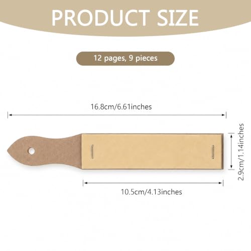 9 PCS Sandpaper Sharpener, 12 Sheet/PCS Sandpaper Block for Drawing | Sketch Sandpaper Pencil Sharpeners Charcoal Pencil Pointer for Students Adults Sketch Beginner Artist Drawing Tool