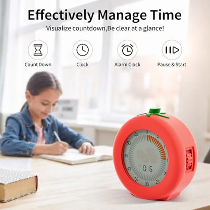 Tomato Kids Visual Timer for Classroom, Office and Meetings