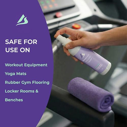 SwaytAway Fitness Mat Mist with Towel, 4oz Travel Size, 1 Pack, Lavender - size: 4 oz - 1 Pack