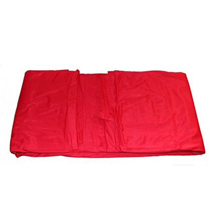 Deluxe Pilates & Yoga Flying Swing Aerial Hammock - Silk Fabric (5mx2.8m) - color: Red