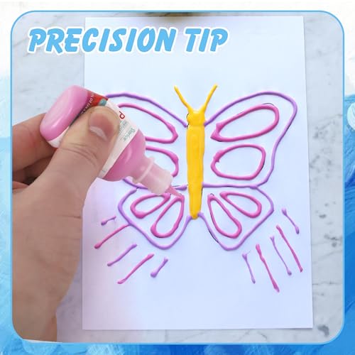 Darice Washable Tempera Paint for Kid, 12 Colors - Non-Toxic Kids Paint with Brushes & Pallete in a reusable Storage Case - Great for Art Projects, Crafts, and Classroom Paint Set, 1oz Paint Bottles