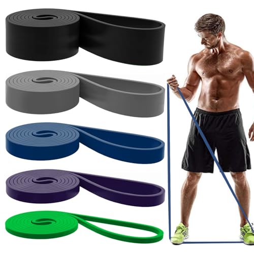 Resistance Bands, Pull Up Assist Bands - Workout Bands, Eexercise Bands, Long Resistance Bands Set for Working Out, Fitness, Training, Physical Therapy for Men Women - color: Green