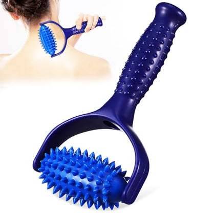 SHERCHPRY Massager Yoga Enthusiasts Muscle Sedentary Individuals and Handheld Stick Lightweight Relax Roller Made of Sturdy Abs and PVC, Designed to Reduce Muscle Fatigue Back