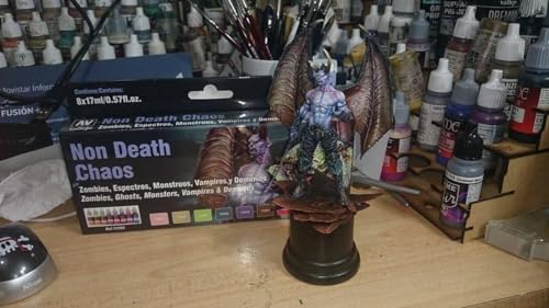 Vallejo - Non-Death Chaos Acrylic Paint Set | Game Color | Fantasy Color Series Miniature Model Kit for a High Pigment Matte Finish | 8 Bottles x 18 ml. (0.60 fl.oz) - style: Non Death Caos