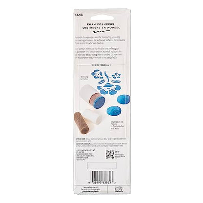 FolkArt 8 Pc Foam Pouncer Set Perfect for Stenciling, Pouncing, and Stippling Arts and Crafts Projects, 63863