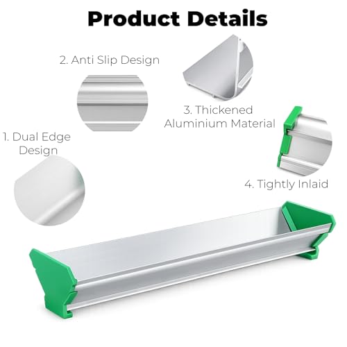 ZOOFOX 2 Pack Emulsion Scoop Coater for Screen Printing, 6" 12" Dual Edge Aluminum Silk Screen Scoop Coater for Silk Screen Printing Coating Tool, Screen Printing Supplies