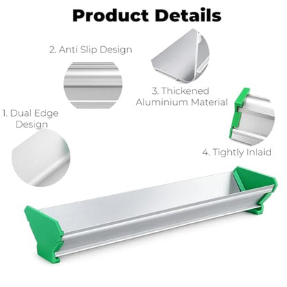 ZOOFOX 2 Pack Emulsion Scoop Coater for Screen Printing, 6" 12" Dual Edge Aluminum Silk Screen Scoop Coater for Silk Screen Printing Coating Tool, Screen Printing Supplies