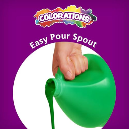 Colorations Paraben-Free Washable Yellow Tempera Paint for Kids, 1 Gallon | Vibrant, Non-Toxic and Made in the USA - color: Yellow