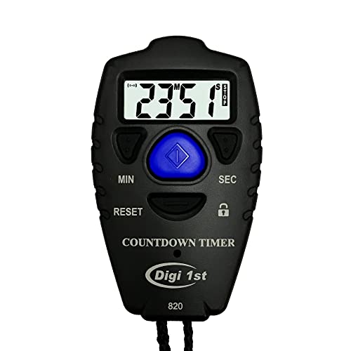 T-820 99 Minute Handheld Countdown Timer Black