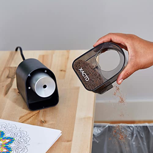 X-ACTO XLR Electric Pencil Sharpener Black (ELM1818X) 1 Count (Pack of 2) - size: 1 Count (Pack of 2)