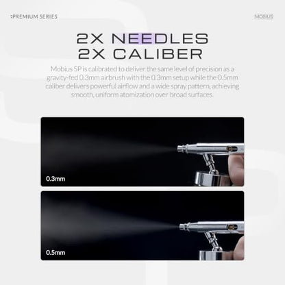 Gaahleri Airbrsuh Premium Series Mobius Siphon Feed Airbrush