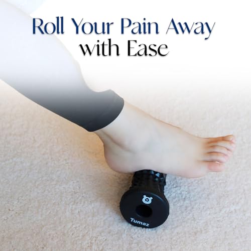 Tumaz Foot Roller for Deep Tissue Massage & Reflexology - color: Jewel (Black)