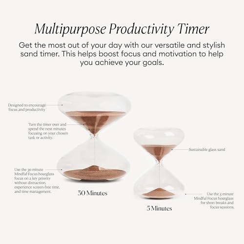 Intelligent Change Mindful Focus Hourglass - size: 30 Minutes