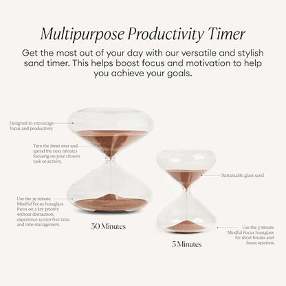 Intelligent Change Mindful Focus Hourglass - size: 30 Minutes