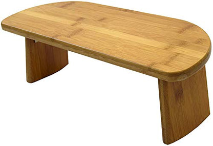 Bean Products Bamboo Foldable Meditation Bench – Supportive and Portable Kneeling Stool Chair with Meditation kit – Ergonomic Design for Seiza, Meditation, Prayer and Travel – Made in USA - color: Bamboo Bench Hinged Kit Black