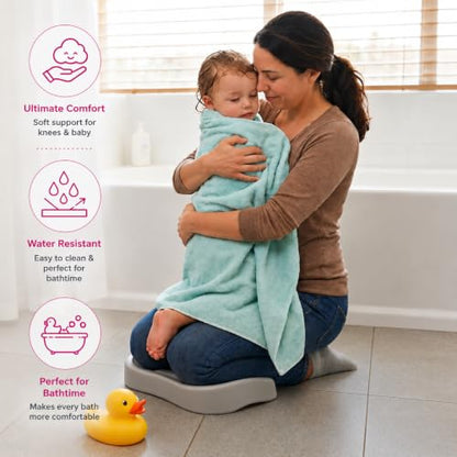 HUDU HEALTH Large Kneeling Pad Gardening Kneeler Baby Bath Knee Memory Foam Mat Cushion, Aqua - color: Aqua