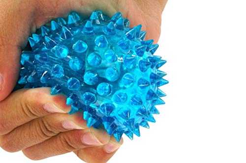 JA-RU Light Up Spiky Balls for Kids (8 Pack) – Light Up Bouncy Balls | Spiky Fidget Toys for Stress Relief, Sensory Bin Filler, Bulk Party Favors, & Classroom Prizes. 695-8A - size: 8 Pack of Spike Balls