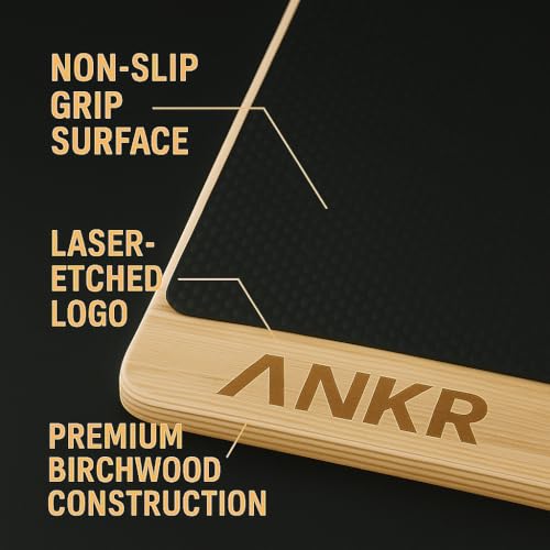 ANKR Ankle Balance Board | Stability Trainer for Ankle Strength, Mobility & Sprain Recovery | Non-Slip Wobble Board for Plantar Fasciitis Relief, Physical Therapy & Injury Prevention
