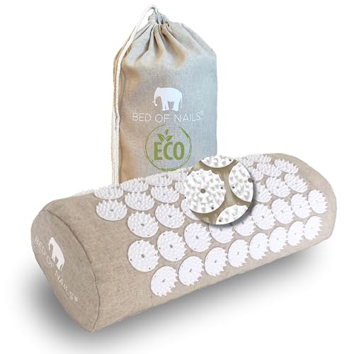 Bed of Nails ECO 베개 - 오리지널 Bon 지압 디자인, 2142 정밀 못, 38.1 x 15.2 x 10.2cm(15 x 6 x 4인치) - color: 2-에코 매트