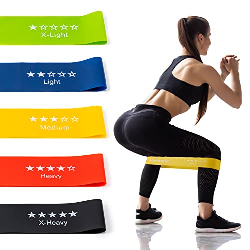Resistance Bands for Working Out,Exercise Bands with 5 Resistance Levels - color: Multicolor
