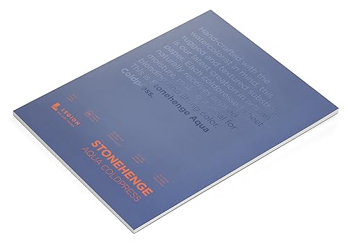 White Medium Weight Block, 140lb, Coldpress, 15 Sheets for Wet and Dry Media (12X16) - size: 12 x 16 inches