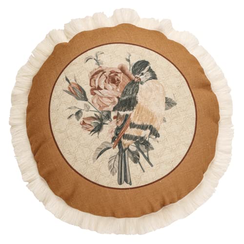 patdrea French Vintage Linen Pillow Cover,Diameter 16"-ParkerEstate D - color: Parkerestate D, size: 16" x 16" (Pack of 1)