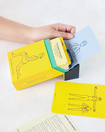 The Healing Yoga Deck: 60 Poses and Meditations to Alleviate Pain and Support Well-Being (Deck of Cards with Yoga Poses for Healing, Yoga for Health ... Meditation and Exercises for Pain Relief)