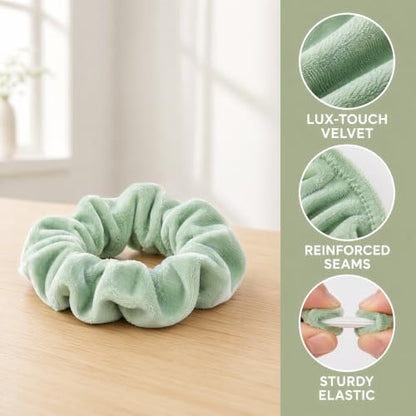 Yoga Mat Scrunchie - Holds Your Yoga Mat in Style - Durable & Elasticity Fabric - Fits All Standard Yoga Mats - color: Green