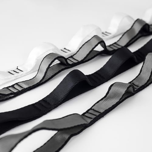 10PCS Nylon Daisy Chain Straps 23 KN for Aerial Yoga Hammock Swing Adjustable Aerial Silk Extender Hanging Rope for Aerial Yoga Belts 3.6FT 5.9FT Long