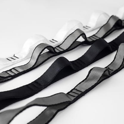 10PCS Nylon Daisy Chain Straps 23 KN for Aerial Yoga Hammock Swing Adjustable Aerial Silk Extender Hanging Rope for Aerial Yoga Belts 3.6FT 5.9FT Long