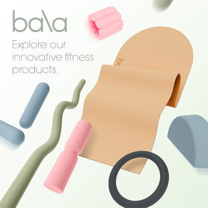Bala Yoga Mat for Home Gym, Non-Slip Exercise Mat for Home Yoga - color: Sand, style: Mat - 5mm