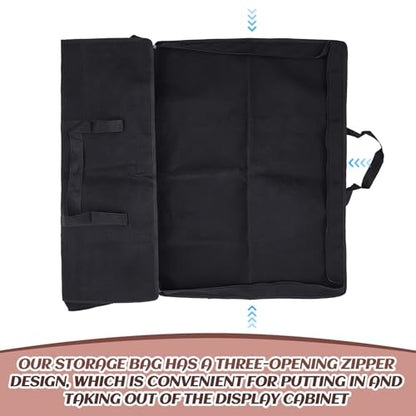 Abbylike Trade Show Display Case Carry Bag, Extra Large Bag for Sports Cards Trade Show Case Shipping(22 x 26 x 4 Inch) - size: 22 x 26 x 4 Inch