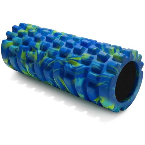321 Strong Foam Roller - Medium Density Deep Tissue Massager for Muscle Massage and Myofascial Trigger Point Release, with 4K eBook - color: Alien