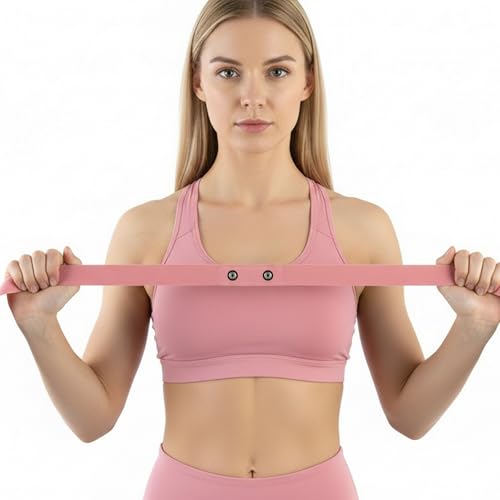 FITCENT Heart Rate Monitor Chest Replacement Strap Compatible with Polar H10 H9 H7, Adjustable Soft HR Belt Work for Polar Heart Rate Sensor Garmin HRM200 - color: Pink
