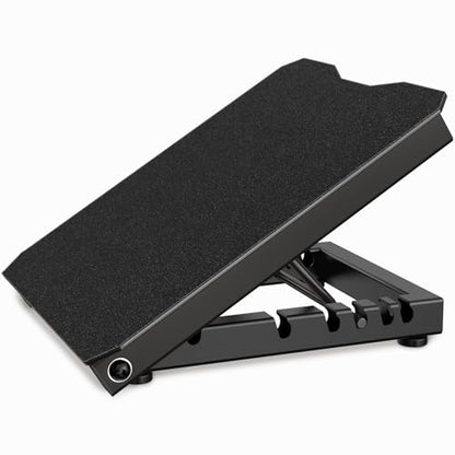 Metal Slant Board Calf Stretcher for Squat, Incline Balance Board - color: Black