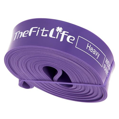 TheFitLife Pull Up Assistance Bands Heavy Duty Resistance Bands for Workout - color: Purple