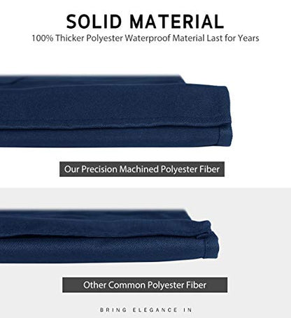 Syntus Apron for Men Women, Adjustable Cooking Kitchen Apron with 2 Pockets | Machine Washable, Firm Stitching, Stain Resistance, Long Tie Straps, 2 Pockets, Versatility, Unisex Use, Gift, BBQ - color: Blue Dark, style: 2 Polyester Blend